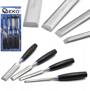 Chisel set GEKO 4-piece wood chisels 6–24 mm