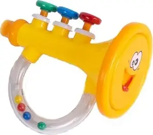 Grabulis-trompete Smily Play 450295 – bērnu rokas muzikāla rotaļlieta, plastmasa