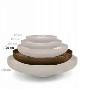 Uguns bļoda H&S Decoration Bonbowl 120 — āra ugunskura bļoda (modelis FB3.120C)