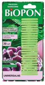 Fertilizer sticks BIOPON universal 30 pcs — Biopon B1040, ready‑to‑use slow‑release plant nutrient