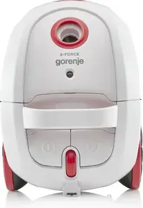 Trommuspūķis Gorenje VCE21SFWR — sausai tīrīšanai, 850 W, HEPA filtrs, putekļu maisiņš, balts