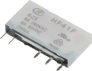 Electromechanical relay No name P-HF41F-005-ZS, general-purpose switching relay, MPN P-HF41F-005-ZS