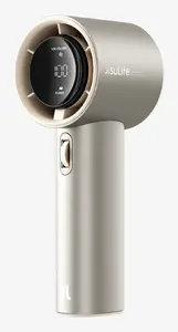 Rokas ventilators Jisulife Pro1S — balts, 3600 mAh Li‑Ion akumulators, uzlāde 3.5 h, 1 ventilators, 157.4×60.9×58.4 mm