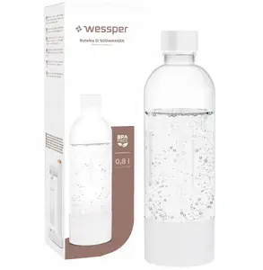 Bottle for Wessper soda maker WES082-WH — replacement carbonating bottle, model WES082-WH-BOTTLE
