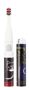 Electric toothbrush VITAMMY SMILE czarny kot – compact rechargeable sonic toothbrush, black