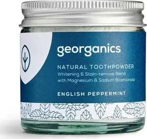 Tooth Powder Georganics English Peppermint 60 ml – natural oral care