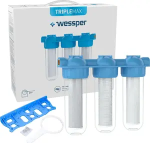 wessper TripleMax 3-ступенчатый нару́ровый фильтр для воды 1" – WES6010