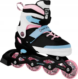 Inline skates SPOKEY Joy adjustable recreational size 31–34 blue