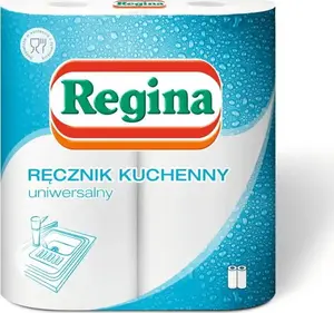 Virtuves papīra dvieļi Regina 2 slāņu universālie, 2 ruļļi (Regina, MPN 007450)