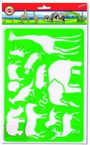 KOH-I-NOOR Safari Animal Stencils set — KOH-I-NOOR WIKR-052530