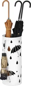 Umbrella stand LEOBERT LUC23W — metal/parasolnik, indoor use, compact design