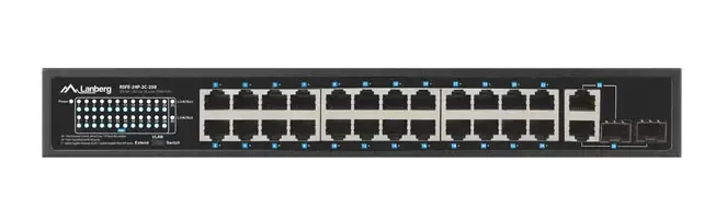 Lanberg RSFE-24P-2C-250 Неуправляемый 26× Gigabit PoE Photo 2