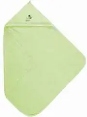 Baby bath wrap Matex MT0134 100x100 cm sage hooded towel for infants