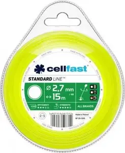 Леска для триммера Cellfast 2,7 мм круглая 15 м (модель 35-006)