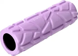 Massage roller HMS Fs119 — cylindrical foam roller, purple