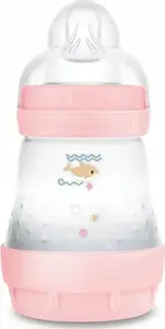 Bērnu pudele MAM BABY Perfect Start 160 ml, pretkoliku vārsts, SeaLife meitenes dizains