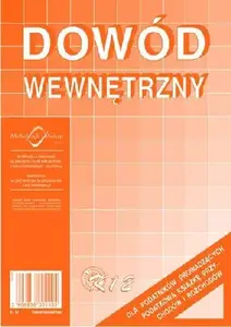 Notebook Michalczyk & Prokop Dowód wewnętrzny A5 40 pages (K12)