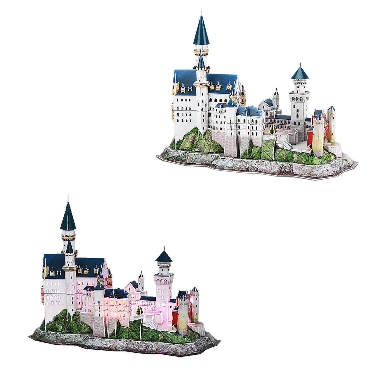 3D-пазл CubicFun Neuschwanstein Castle LED 128 шт Photo 3