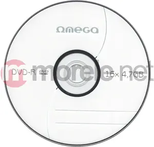 DVD+R discs OMEGA 4.7 GB 16x, pack of 50 (model 40934)