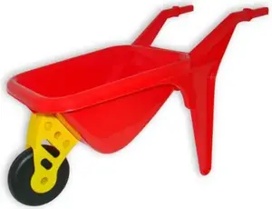 Ratu vezums Wader Taczka Nr2 (40848), bērnu plastmasas šķūņa ratiņi, viegls dārza ratiņš