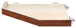 Trixie small animal habitat décor TRIXIE 62167 — Wood, 330×330 mm