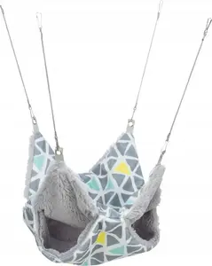Hammock Trixie Sunny 2-storey for hamsters, 30×30 cm, multicolor/grey