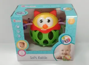 Погремушка Bambam Miekka Grzechotka Sówka (мягкая сова) BB35789A, для детей с 0 месяцев
