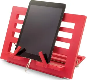 Bookstand IF Brilliant Reading Rest, model 343665, red — portable adjustable reading support