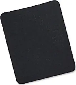Mouse Pad MANHATTAN ICA-MP 30-BLAC — black fabric surface, rectangular desktop mat