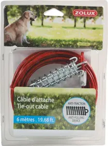 Leash ZOLUX Linka 6 m — 6-meter dog training longline, lightweight cord