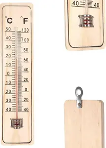 ProGarden outdoor/indoor wall thermometer classic 22 cm — wall-mounted for garden, balcony, terrace