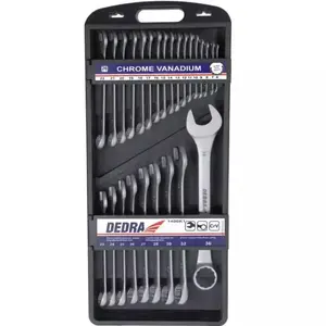 Combination wrench Dedra 1406K1 — 1 pc, hand tool for fastening and loosening nuts and bolts