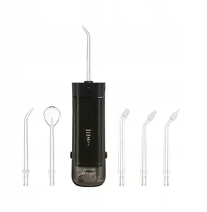 Oral irrigator TRUELIFE AquaFloss Mini M50, portable water flosser, 180 ml reservoir, IPX7 waterproof, black