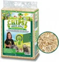 Wood-based litter Chipsi 60 L Apple scent by Chipsi – 60L bag