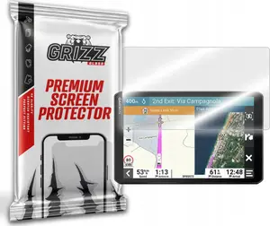 Tempered hybrid screen protector GrizzGlass for Garmin Camper 1095 — model GRZ4161