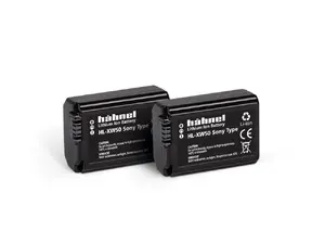 Аккумуляторы для фотоаппарата Hahnel HL-XW50 Twin Pack — Li‑Ion 1000 мА·ч, 2 шт.