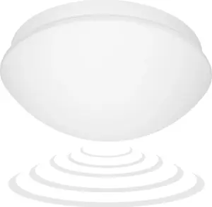 Потолочный светильник ORNO MARIN с микроволновым датчиком 60W E27 IP44