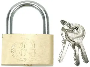 Padlock Vorel 77600 — steel body, 190 g, 1 pc