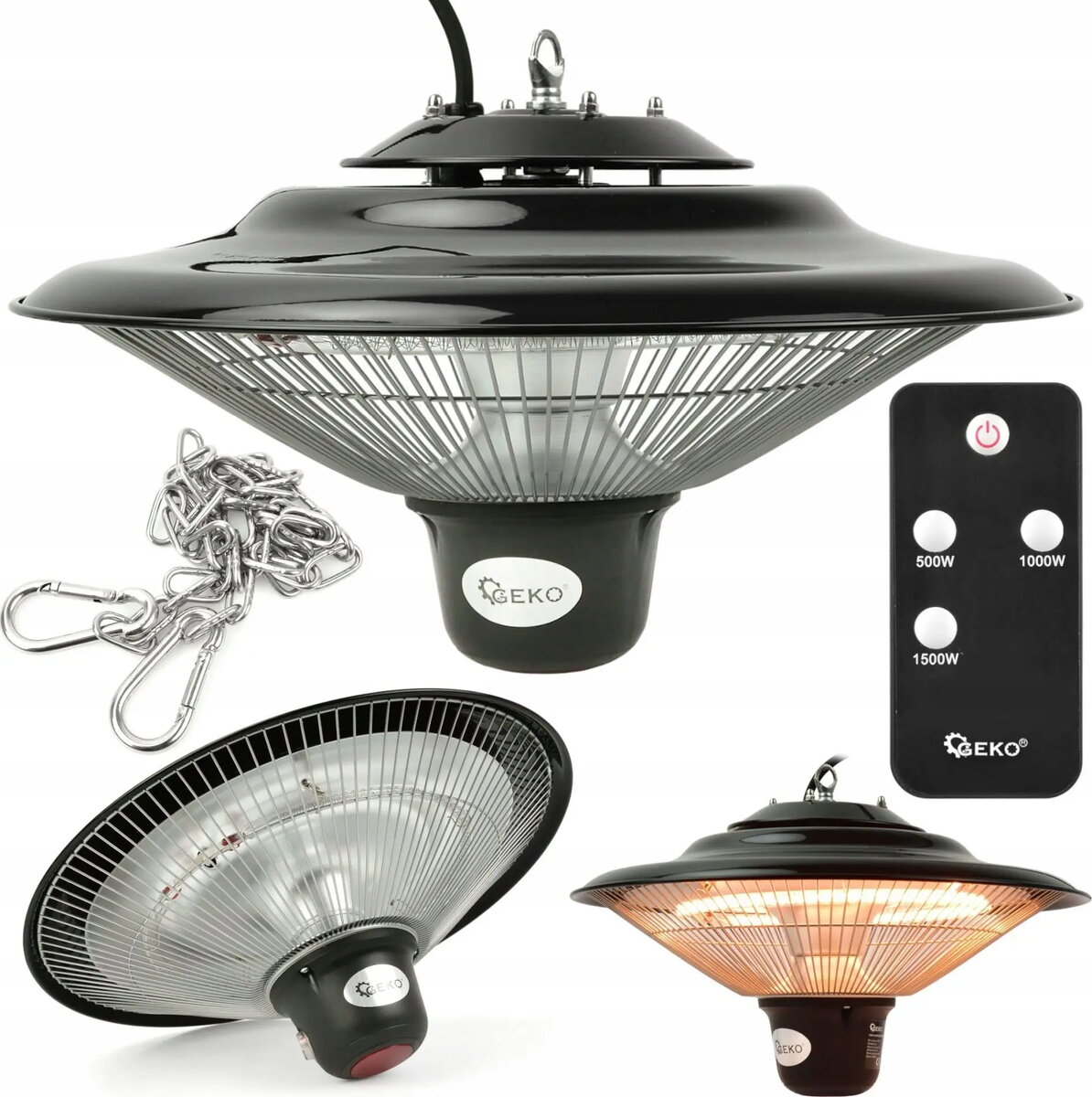 Infrasarkanais sildītājs GEKO G80580 1500 W