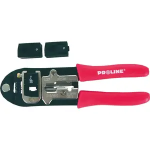 Cable crimper Proline 28489 — hand tool for crimping insulated and non-insulated terminals, 1 pc