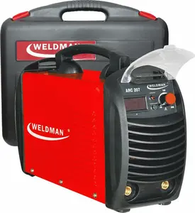 Weldman invertora metināšanas iekārta ARC-207 ar plastmasas uzglabāšanas koferi (modelis 103014)