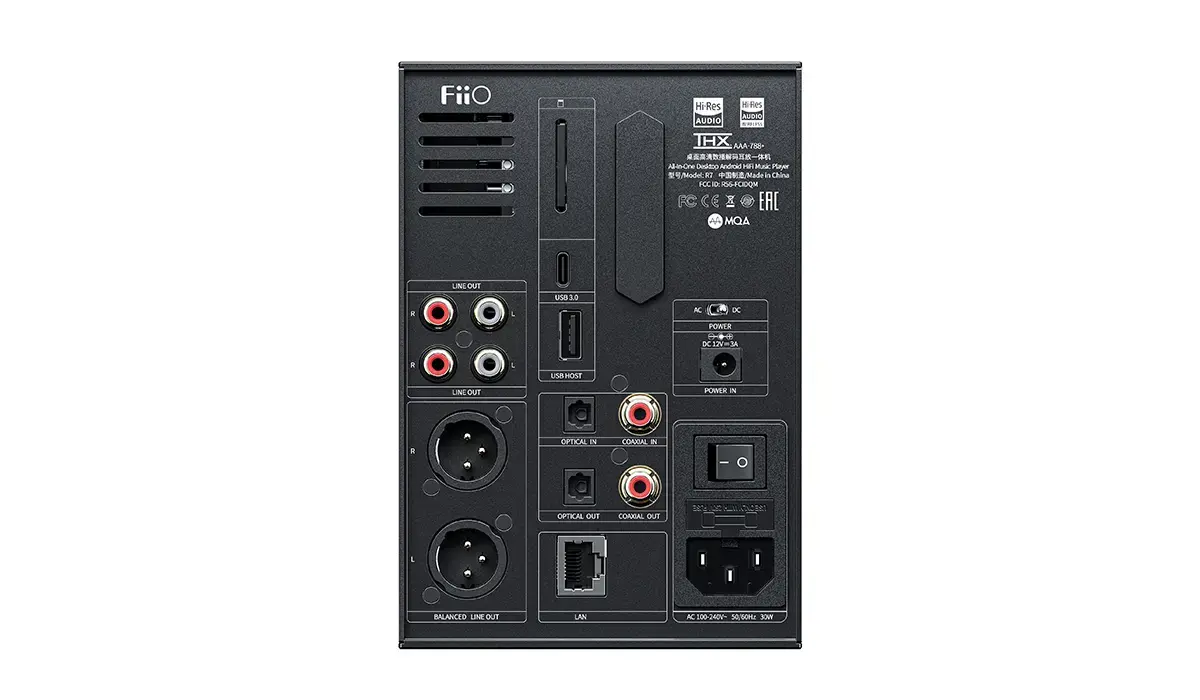 FiiO R7 Black pārnēsājams DAC/ pastiprinātājs Photo 3