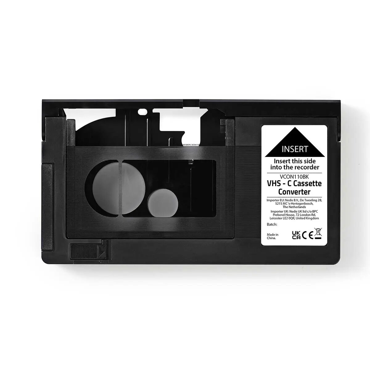 Kompakts videokasetes adapters Nedis VCON110BK —
