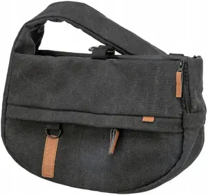 Sunīša pārvadāšanas soma DoggyDolly Be Nordic Ingrid, melna, 35×25×13 cm