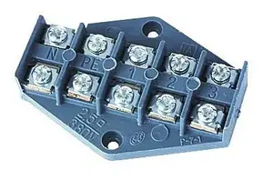 Terminal block Simet branching plate ZPT x 2.5mm² 5-way black