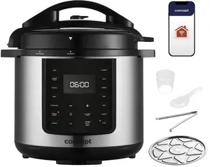 Multi cooker Concept Solution CK8001 — 5.6 L, 1000 W, black/stainless steel