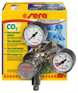 Spiediena reduktors CO2 akvāriju sistēmām, sera flore, sudrabots