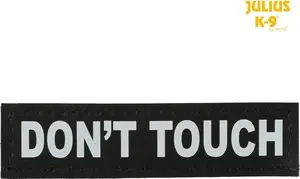 Trixie Julius-K9® hook-and-loop patches 2 pcs XS, DON'T TOUCH