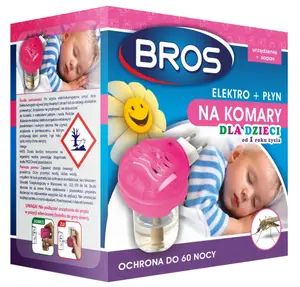 Insect repellent liquid for children BROS Elektro +, for ages from 1 year, up to 60 nights protection, model BR 453