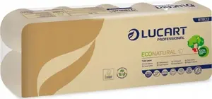 Toilet paper DGA OPTIMA Lucart EcoNatural 2-ply cellulose Fiberpack 10 rolls